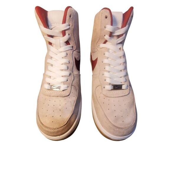 Womens Nike Air Force 1 High Sculpt 'Grey Suede' DC3590-104 Size 8.5  NO BOX - Picture 2 of 10